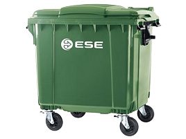 Мусорный контейнер ESE 1100 зеленый