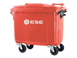 Мусорный контейнер ESE 660 красный
