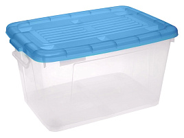 Контейнер пластиковый Darel Box 75 л голубой