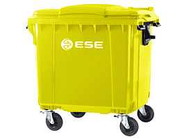 Мусорный контейнер ESE 1100 желтый