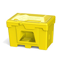 Ящик для песка 500л с дозатором, желтый